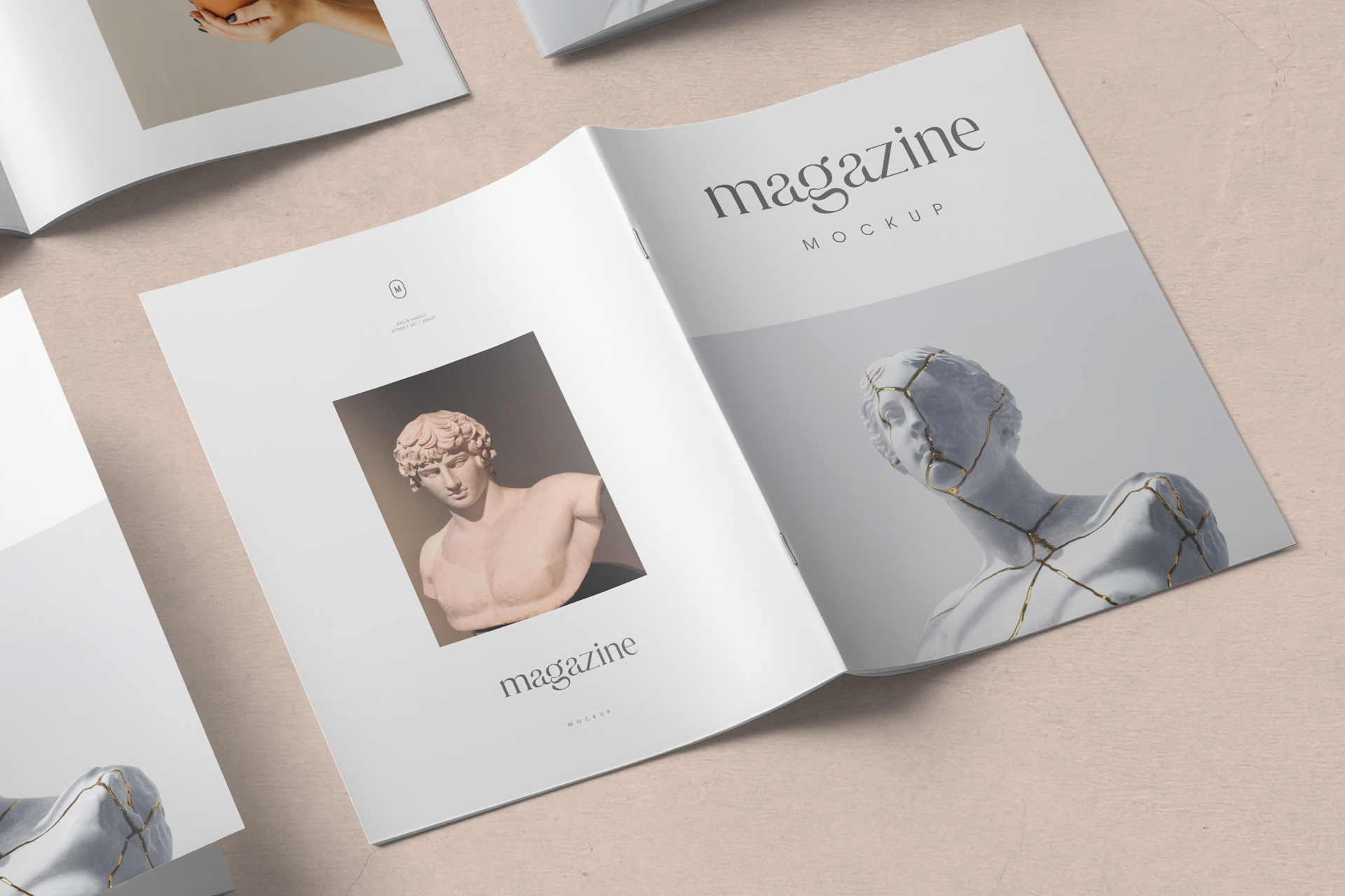 clean layout PSD