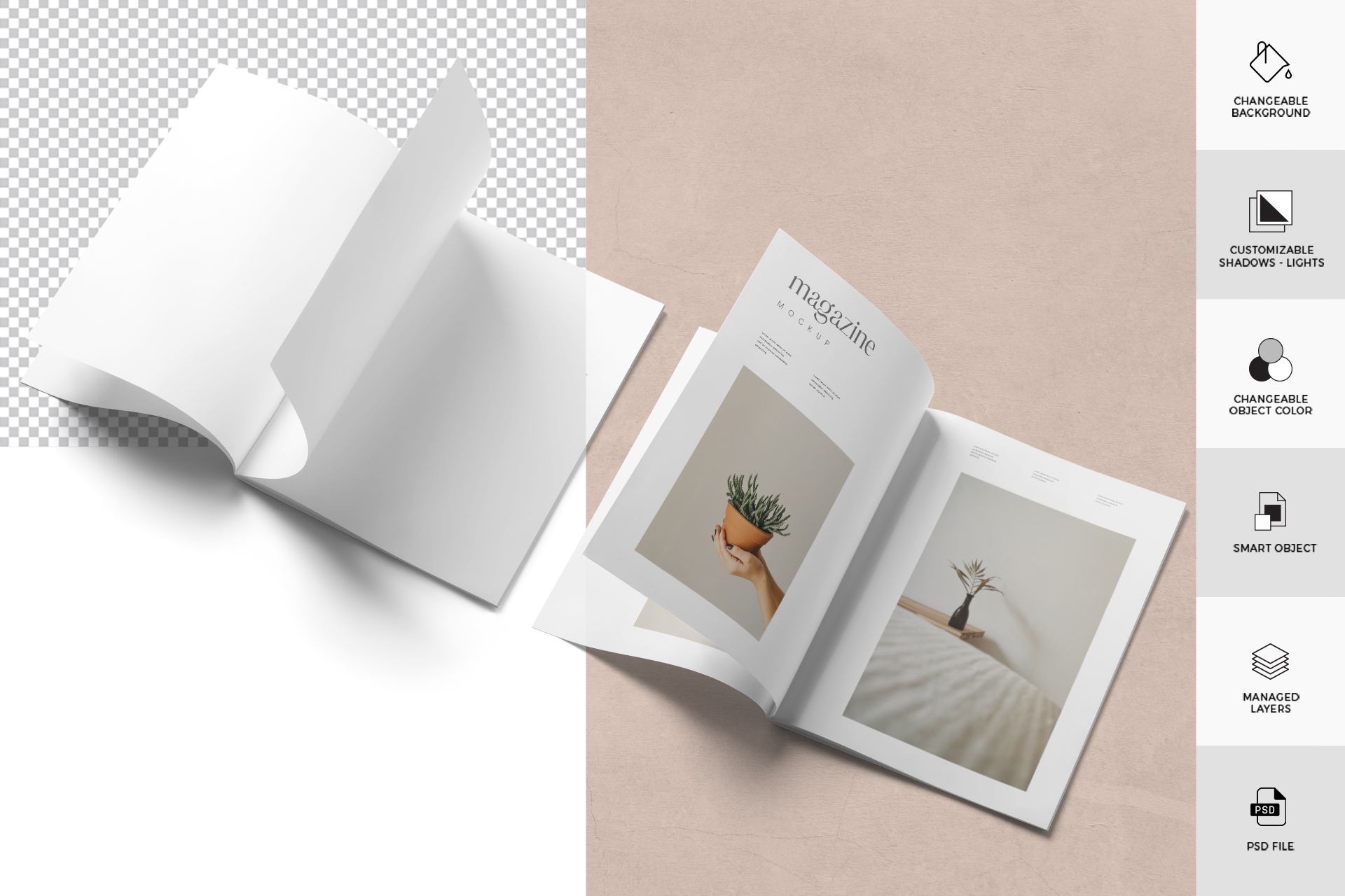 creative editorial PSD