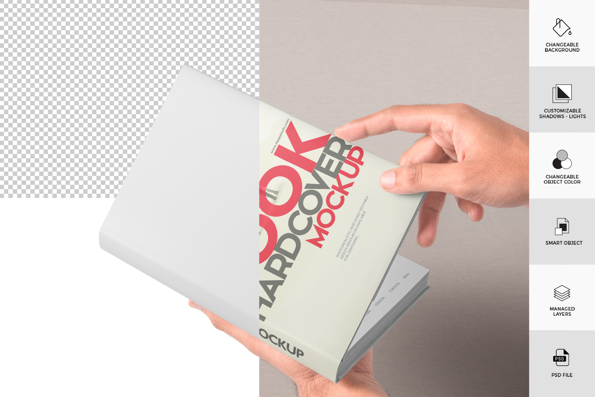 3D book mockup