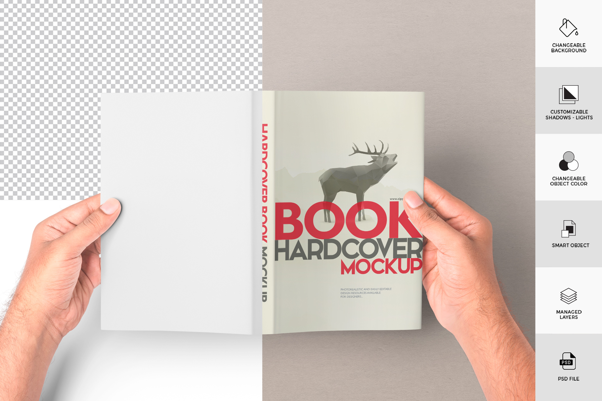 book cover design PSD