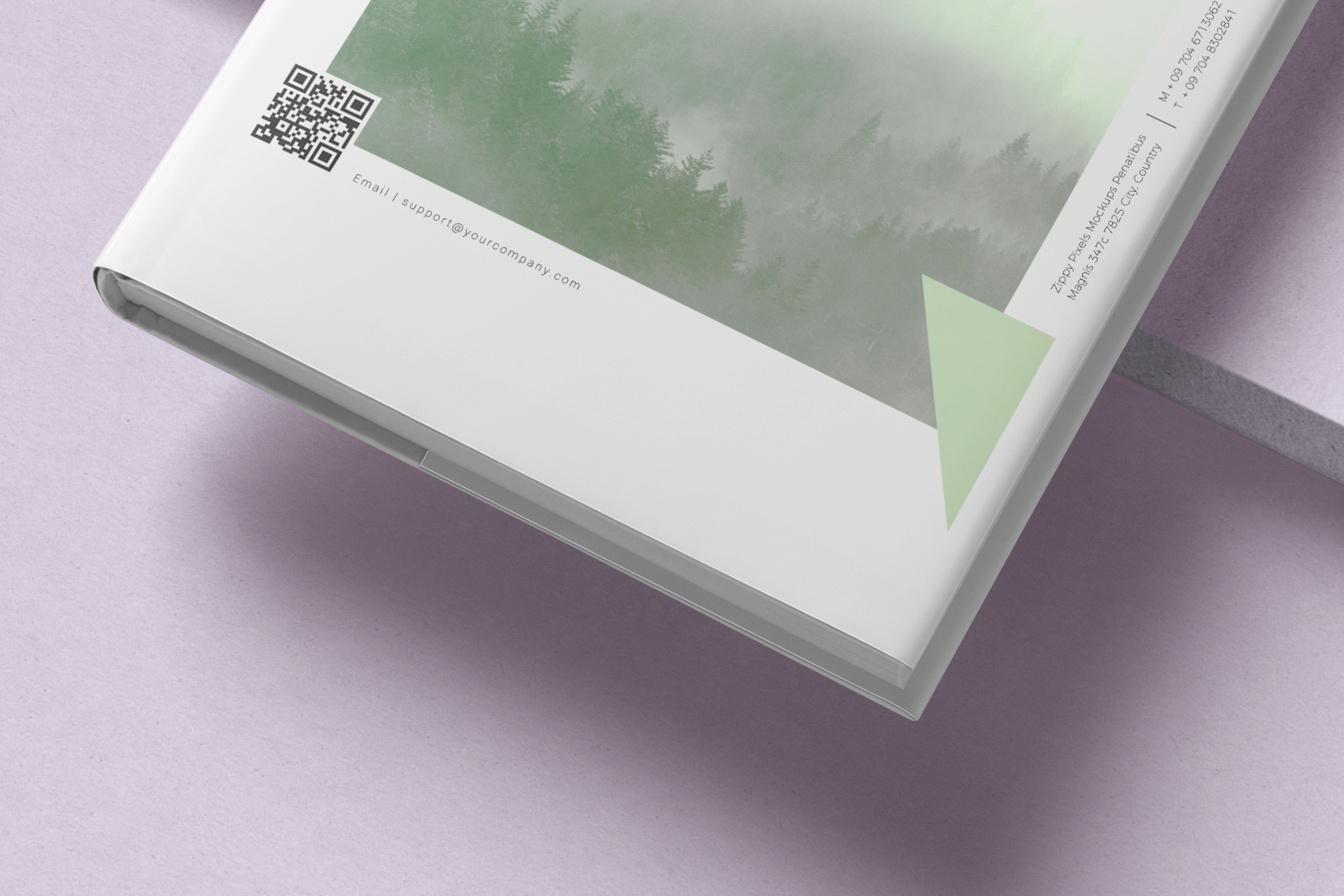 3D cover design template