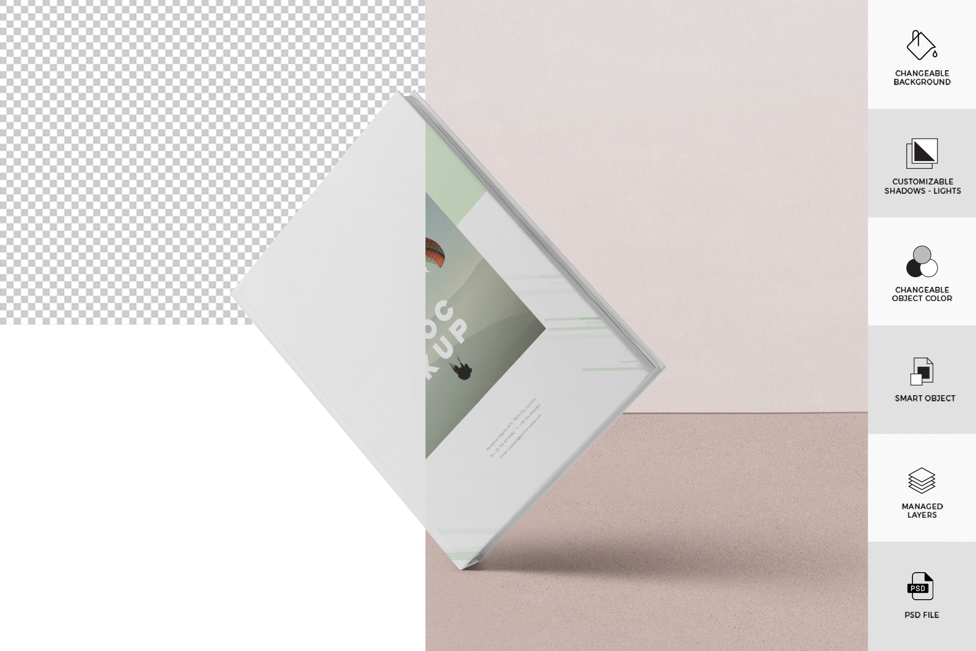 book mockup