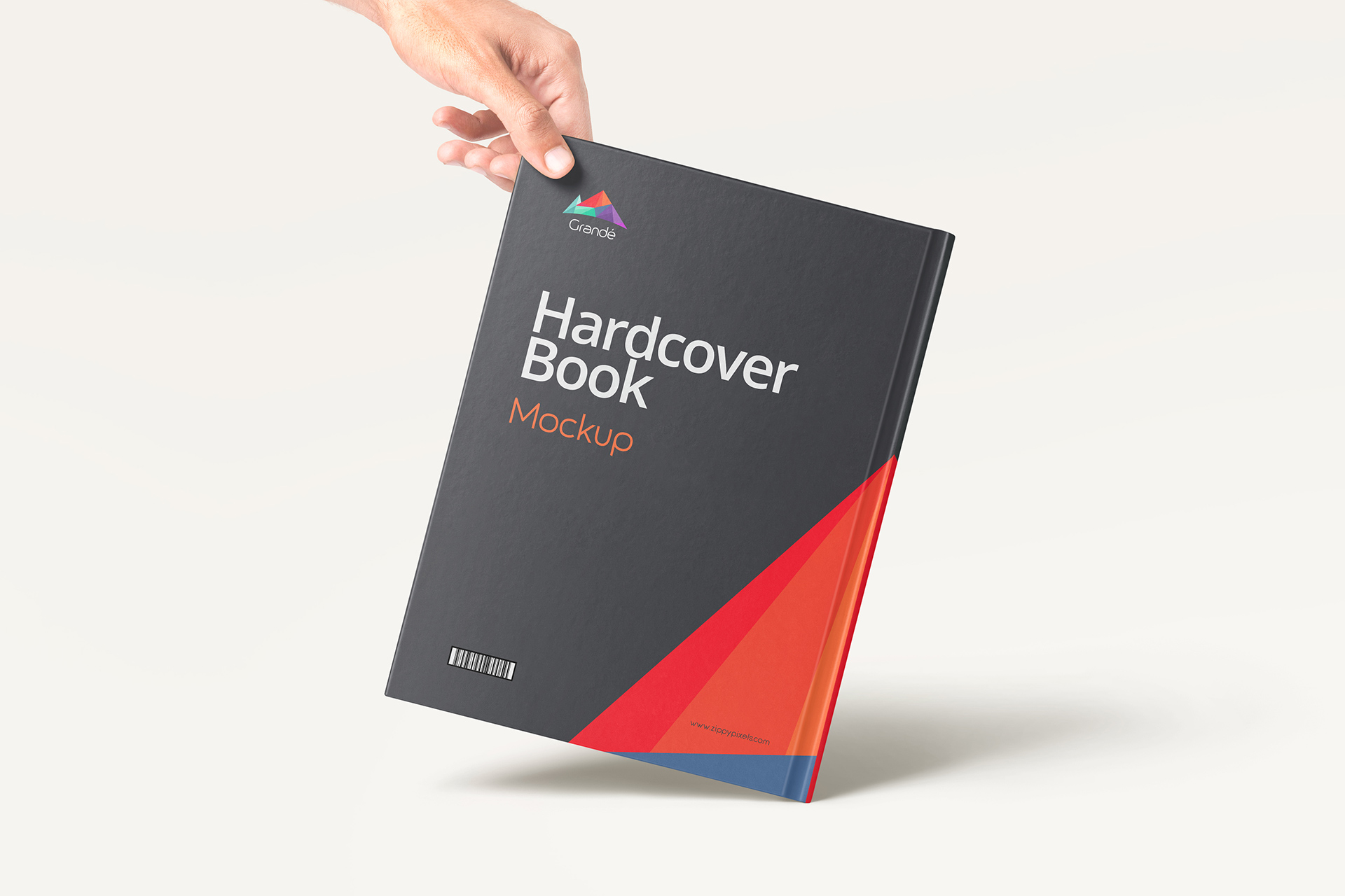 Vertical Hardcover Book Mockup Display