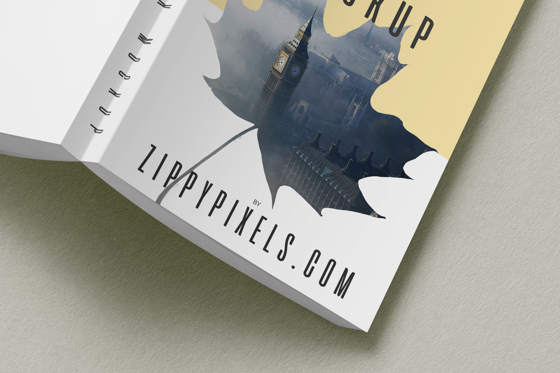 a5 book mockup