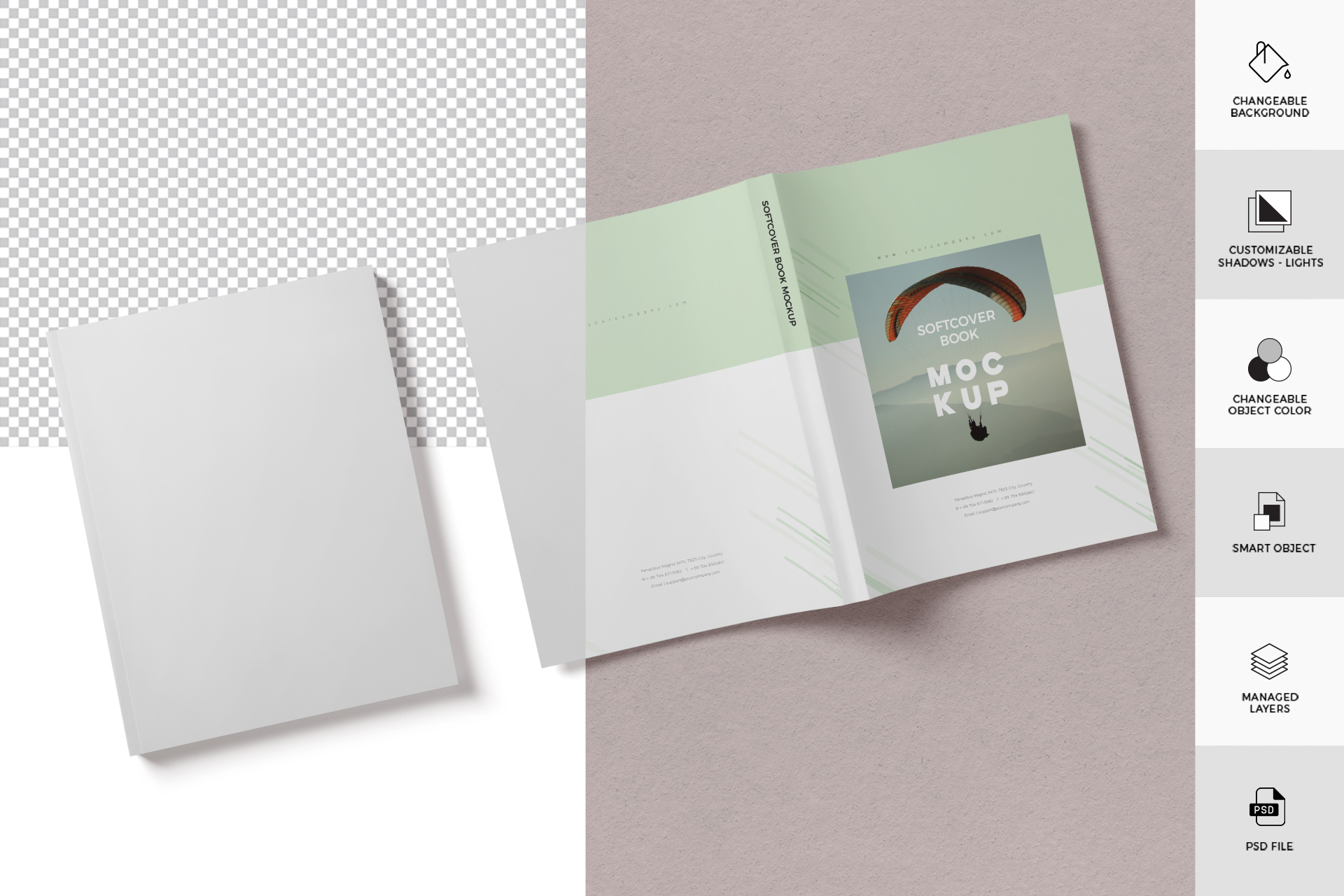 book branding template