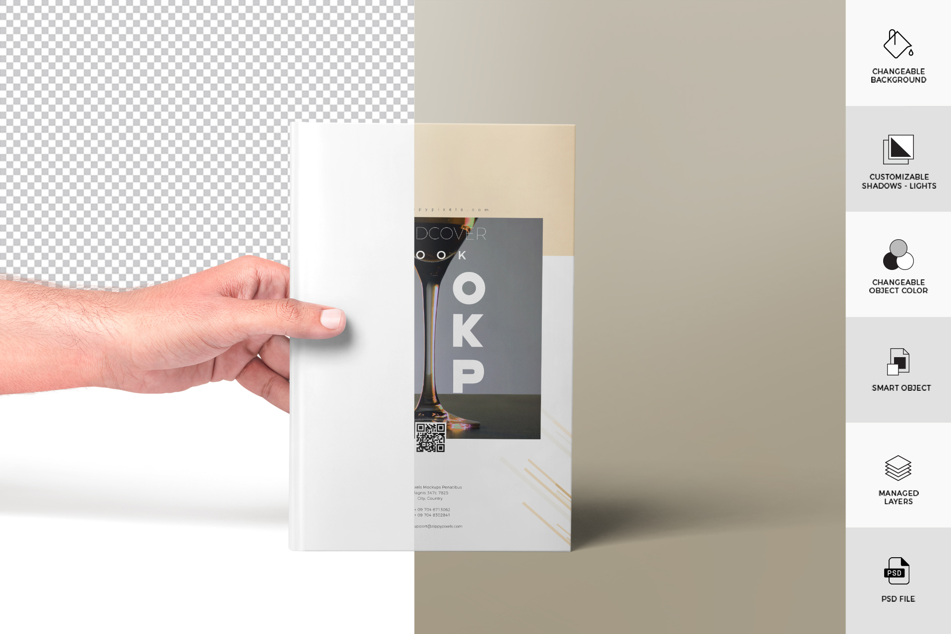 book marketing PSD