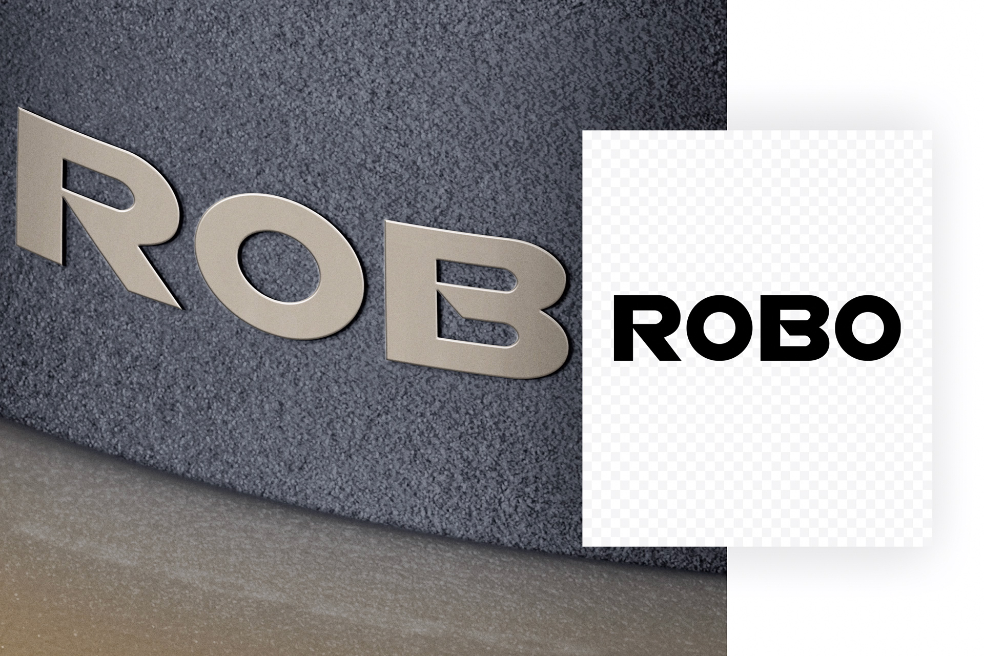 3D logo mockup