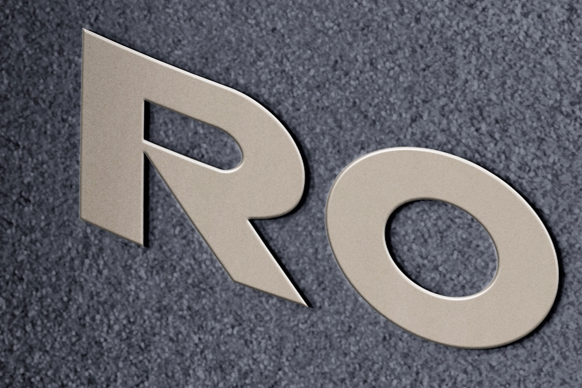 3D logo mockup