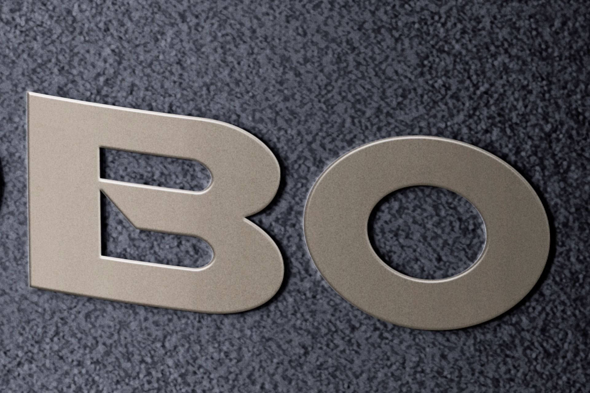 3D logo mockup