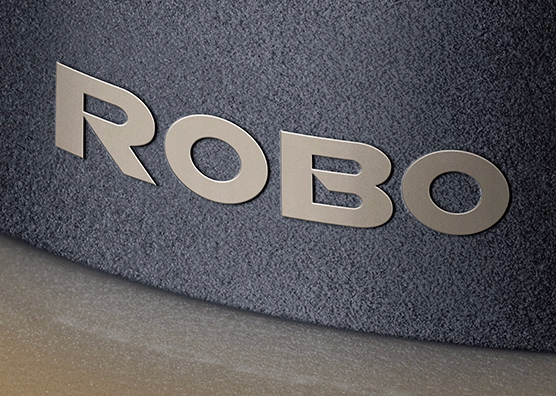 Metal Logo Wall Sign Mockup for Branding Display