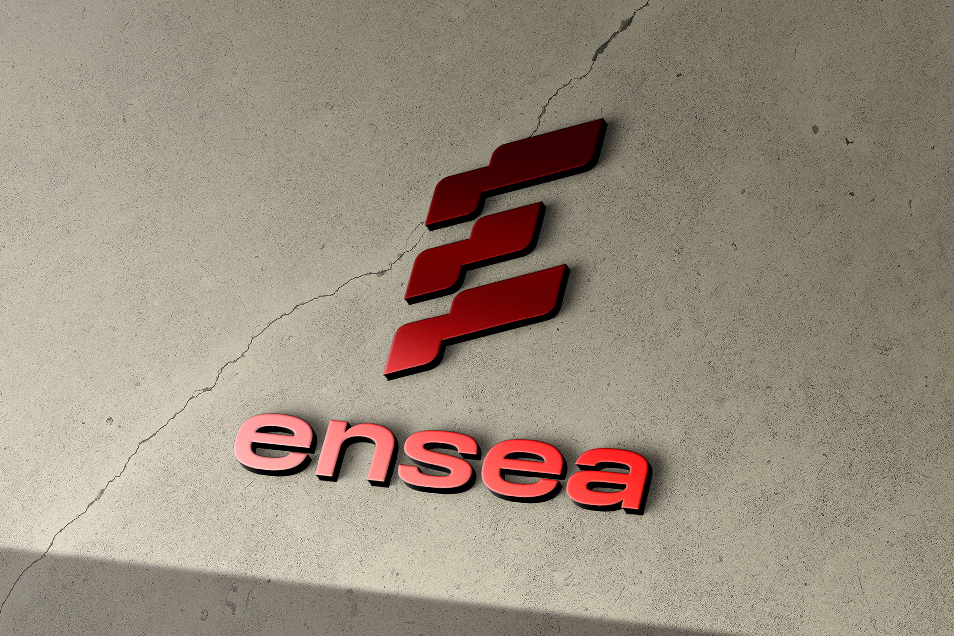 3D logo mockup
