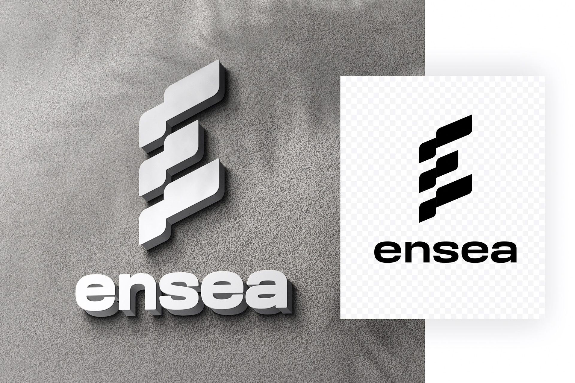 3D logo mockup