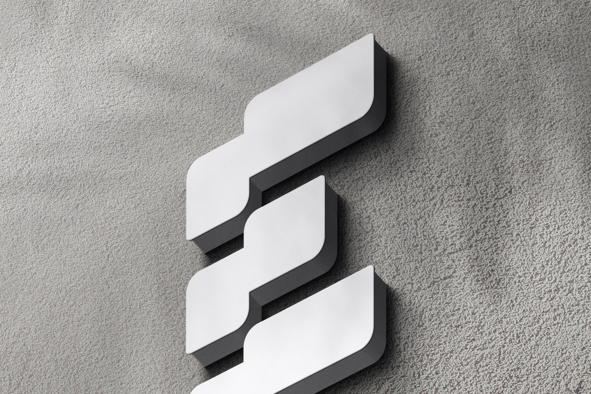 3D logo mockup