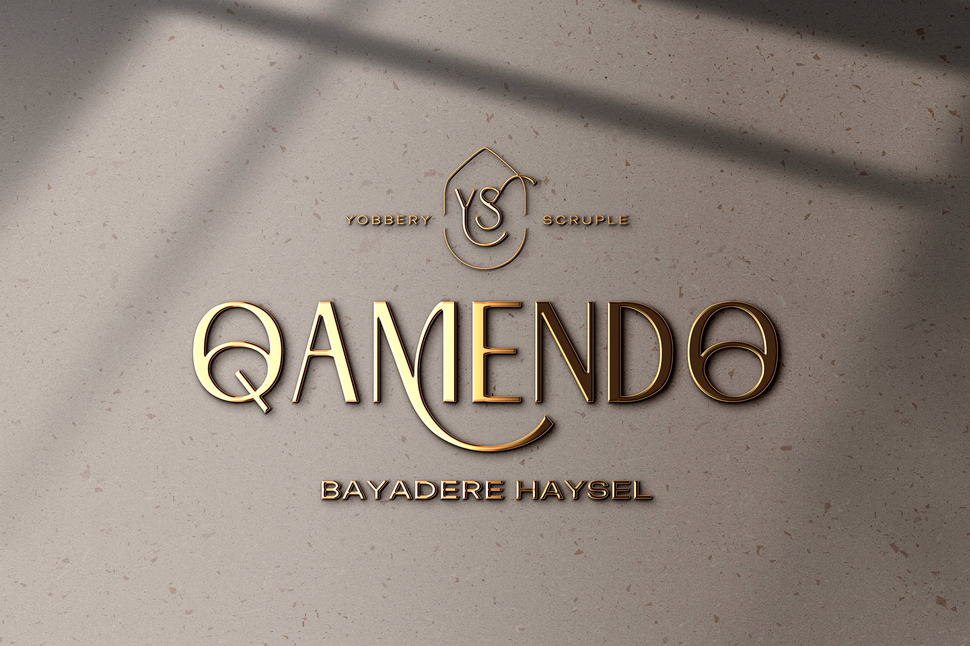 3D logo mockup