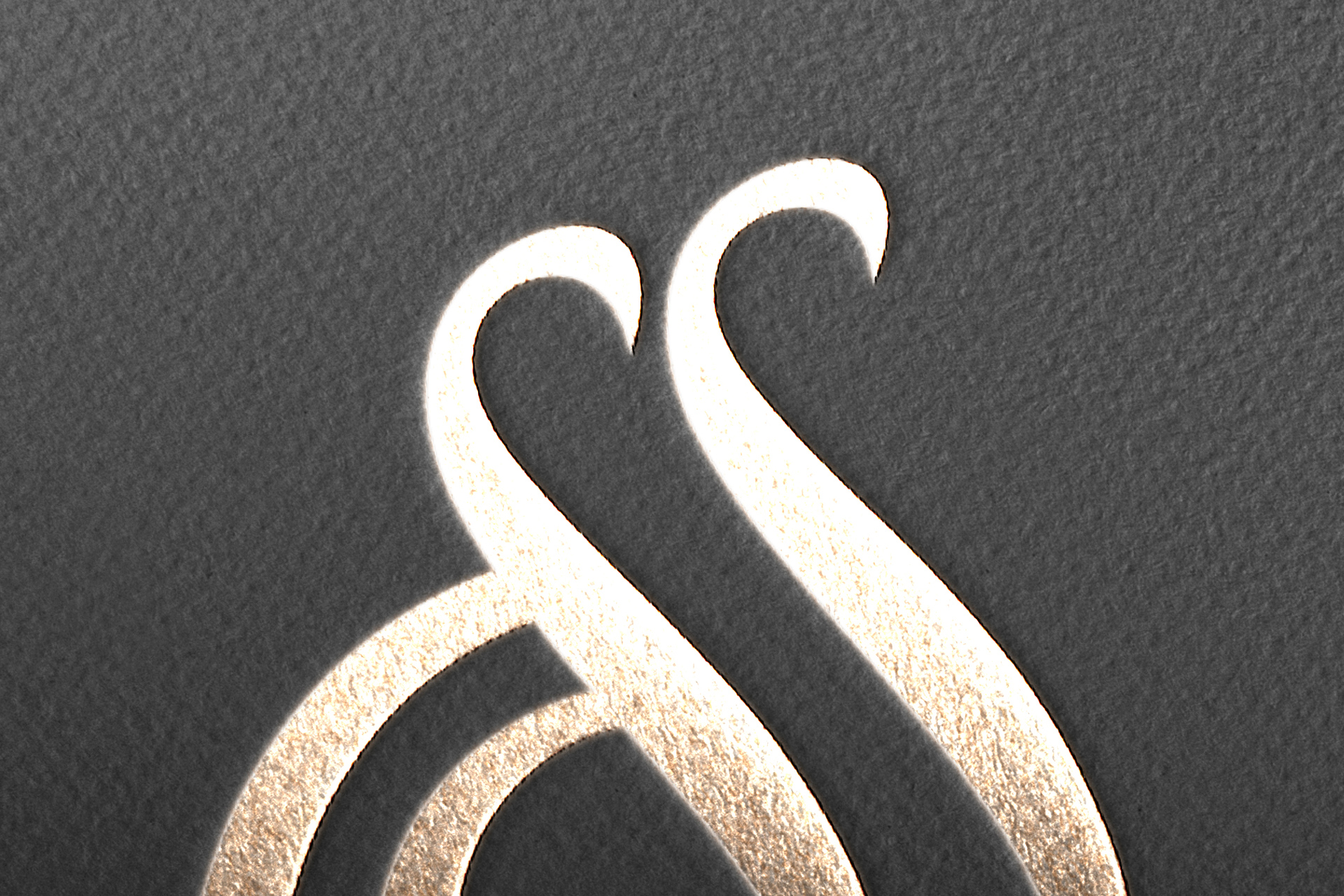 black paper logo mockup