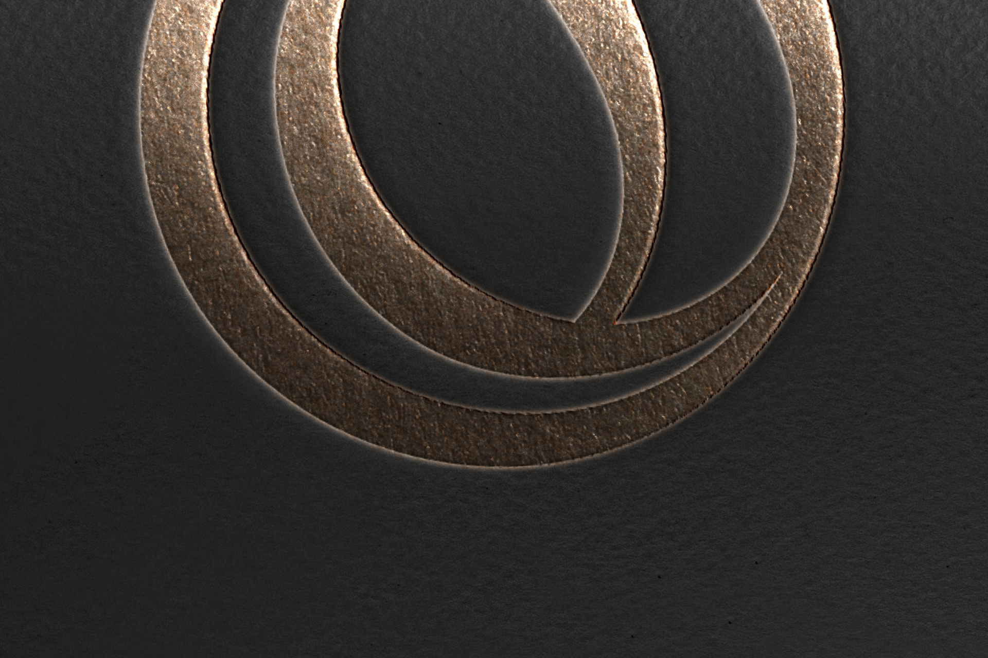 black paper logo mockup